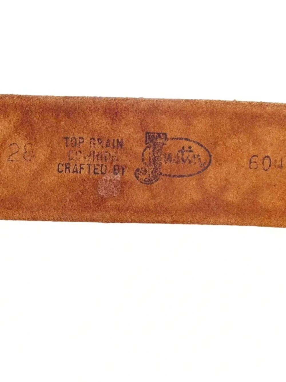 JUSTIN Vintage Tooled Western Belt Women's 28 - Picture 8 of 8
